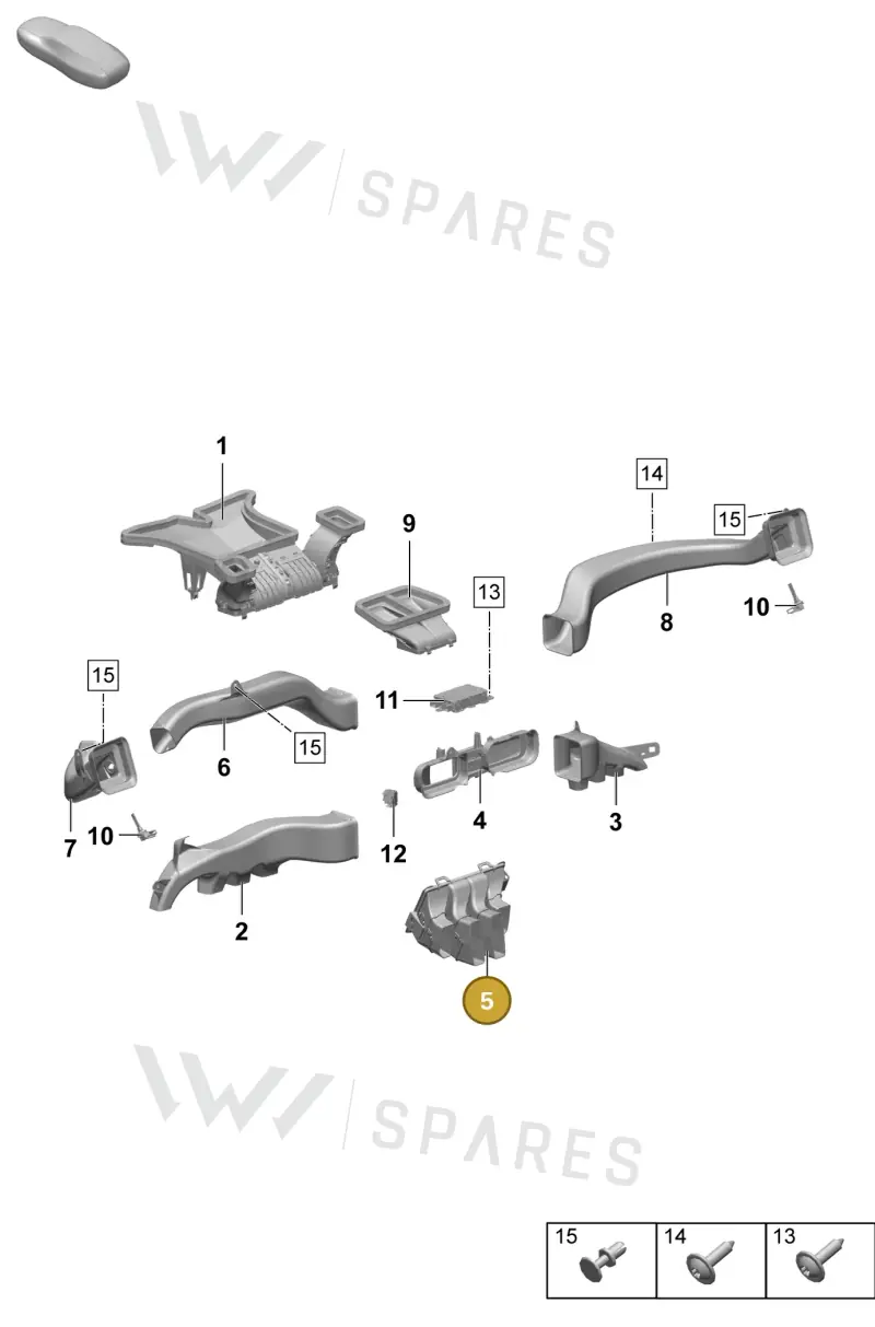 95C819513 — Porsche Macan (2024-2024) diagram p61813100, position 5