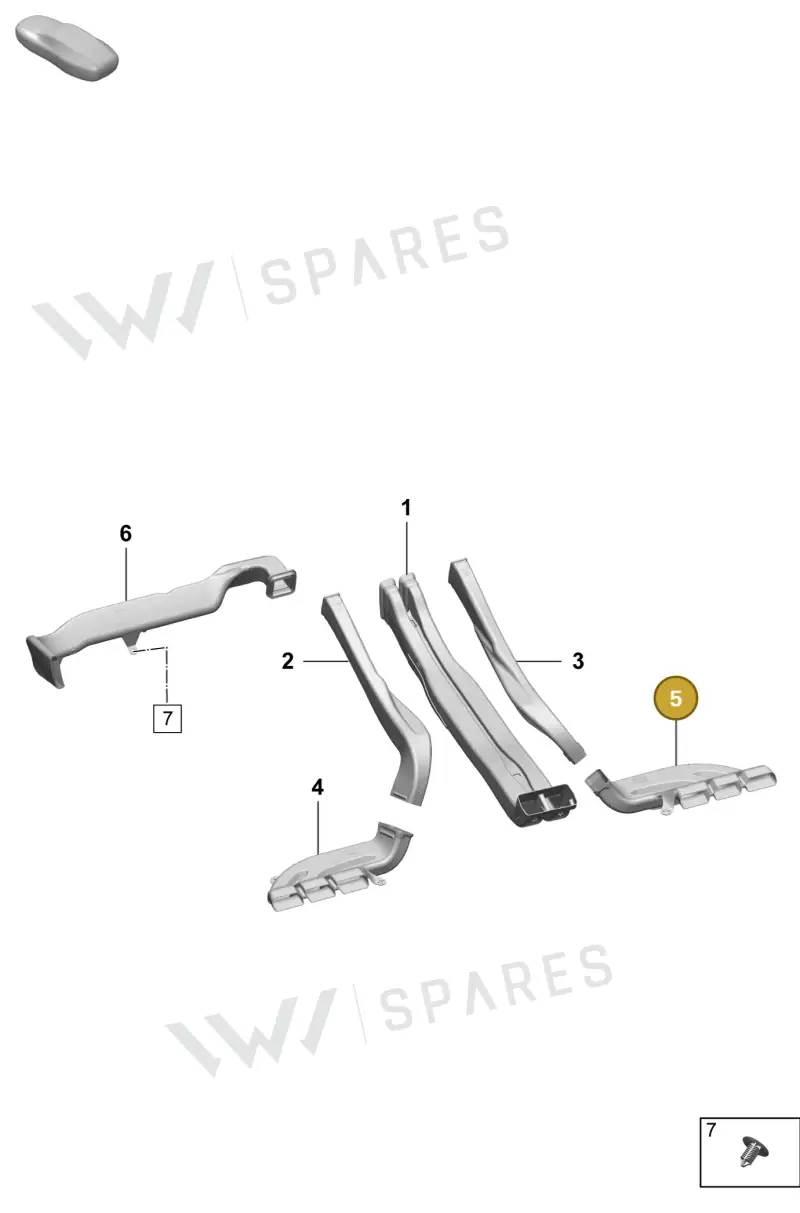 95C819802A — Porsche Macan (2024-2024) diagram p61813200, position 5