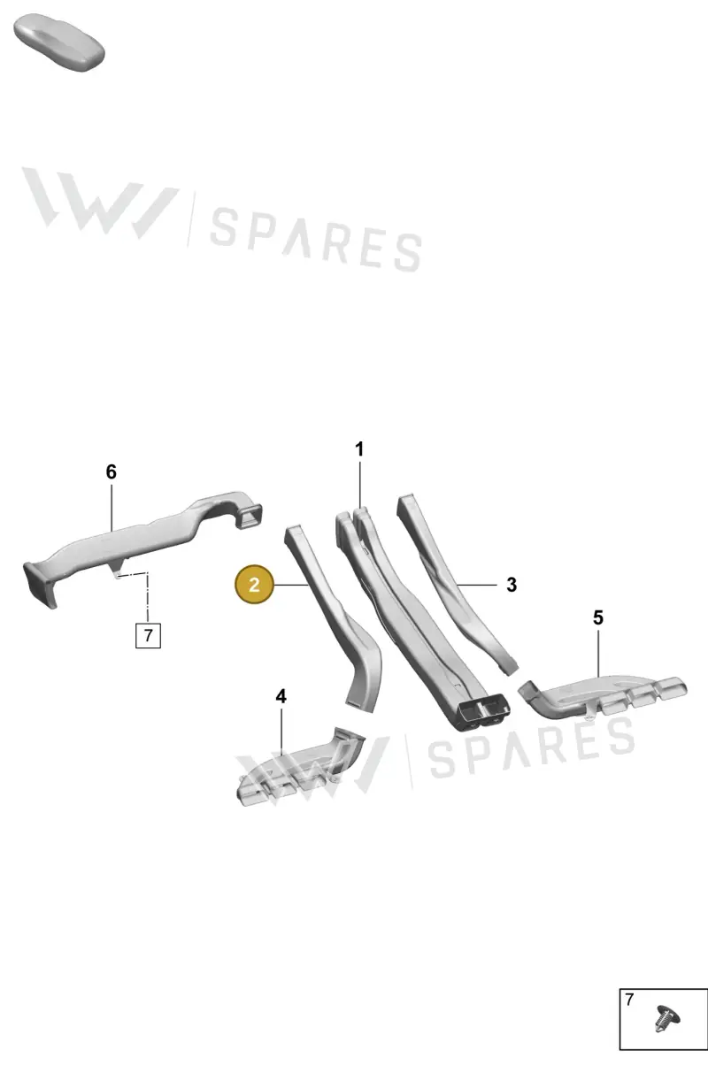 95C819805 — Porsche Macan (2024-2024) diagram p61813200, position 2