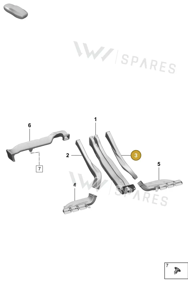 95C819806 — Porsche Macan (2024-2024) diagram p61813200, position 3