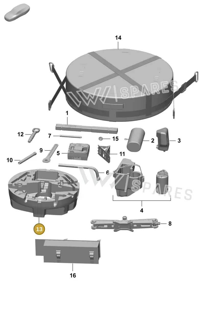 95C821123 — Porsche Macan (2024-2024) diagram p61001000, position 13