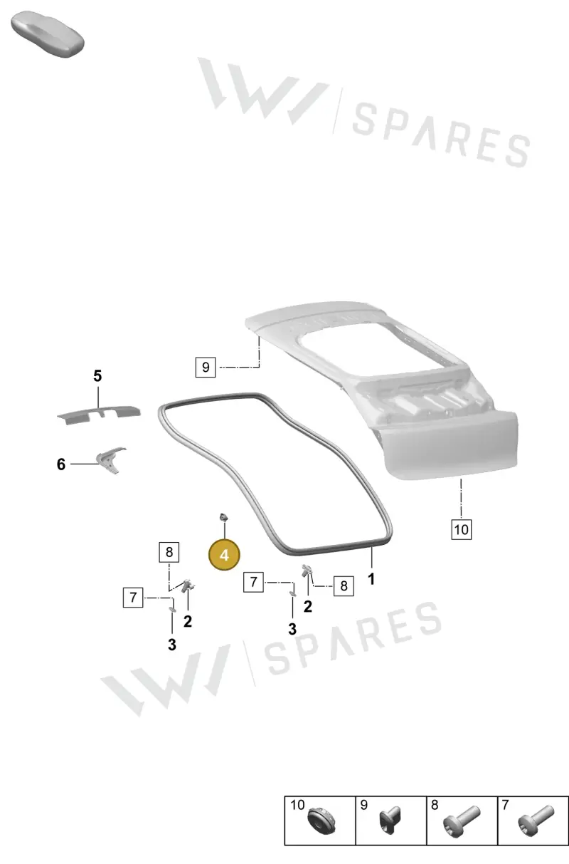 95C829734A — Porsche Macan (2024-2024) diagram p61803120, position 4