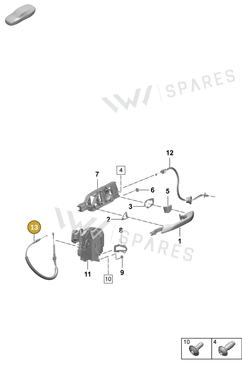 95C837085A — Porsche Macan (2024-2024) diagram p61804200, position 13