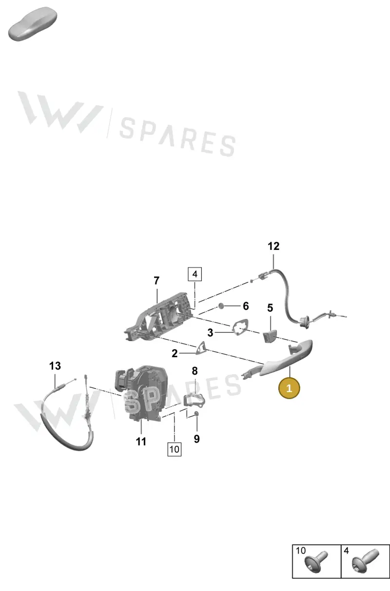 95C837159DGRV — Porsche Macan (2024-2024) diagram p61804200, position 1