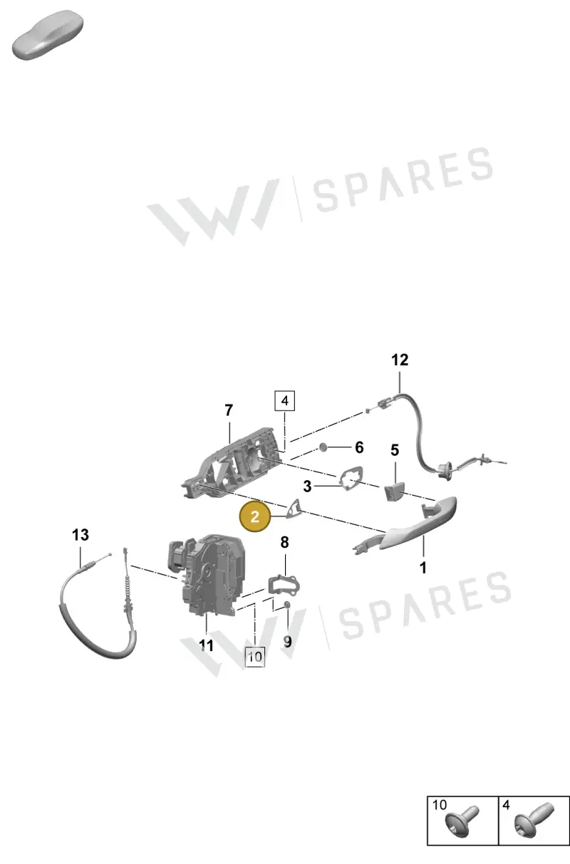 95C837209 — Porsche Macan (2024-2024) diagram p61804200, position 2