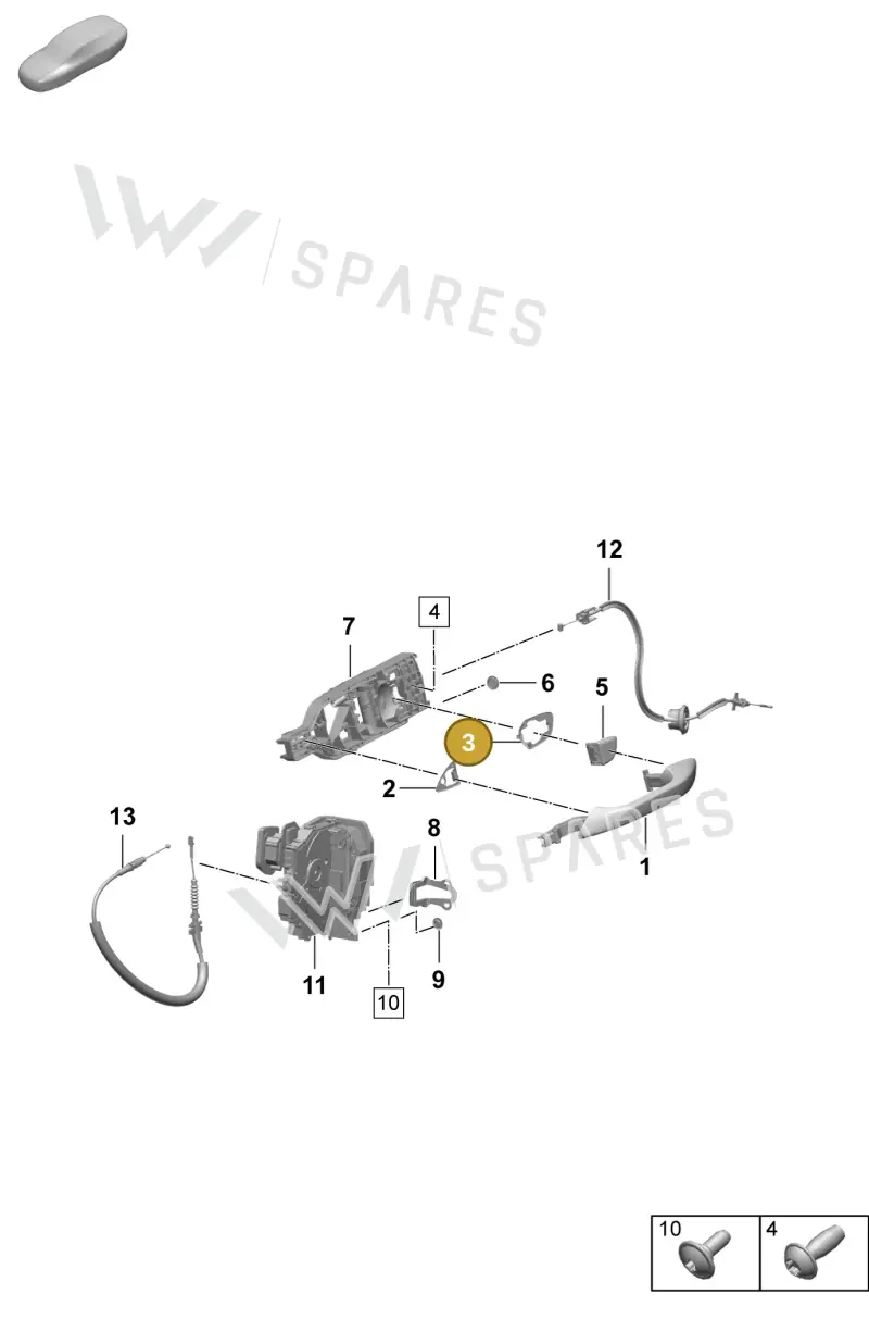 95C837278 — Porsche Macan (2024-2024) diagram p61804200, position 3