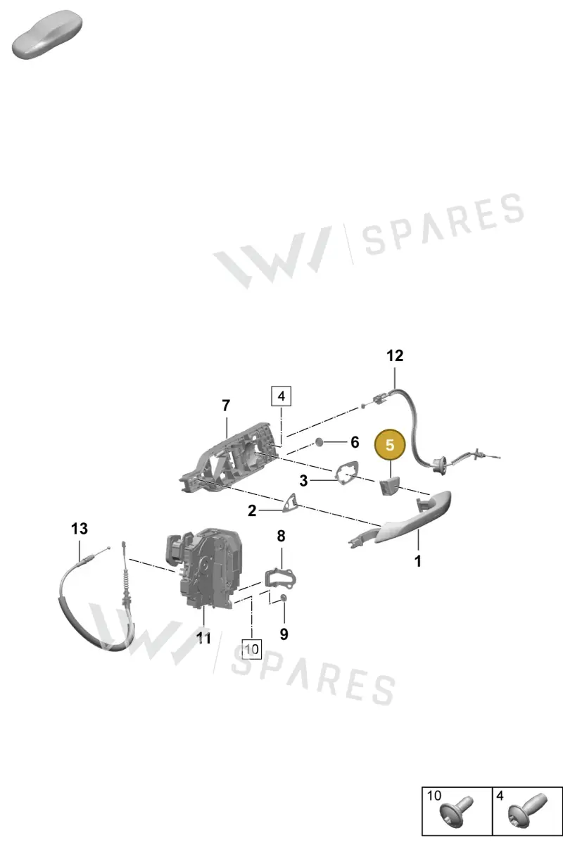 95C837330 — Porsche Macan (2024-2024) diagram p61804200, position 5