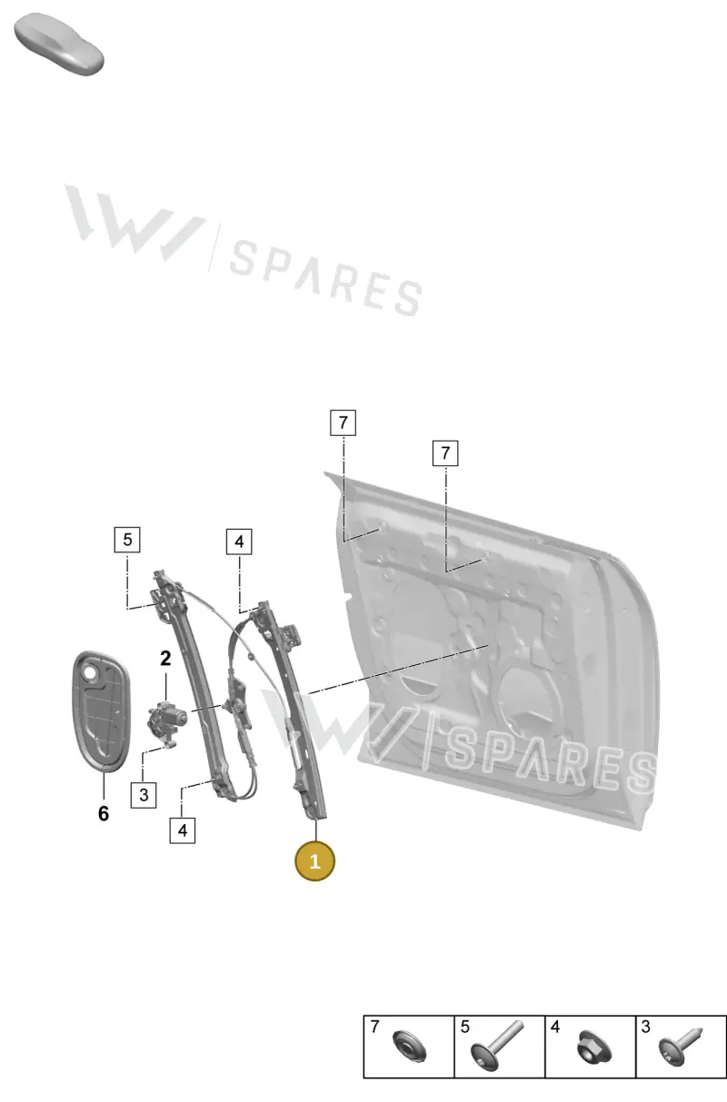 95C837462A — Porsche Macan (2024-2024) diagram p61804300, position 1