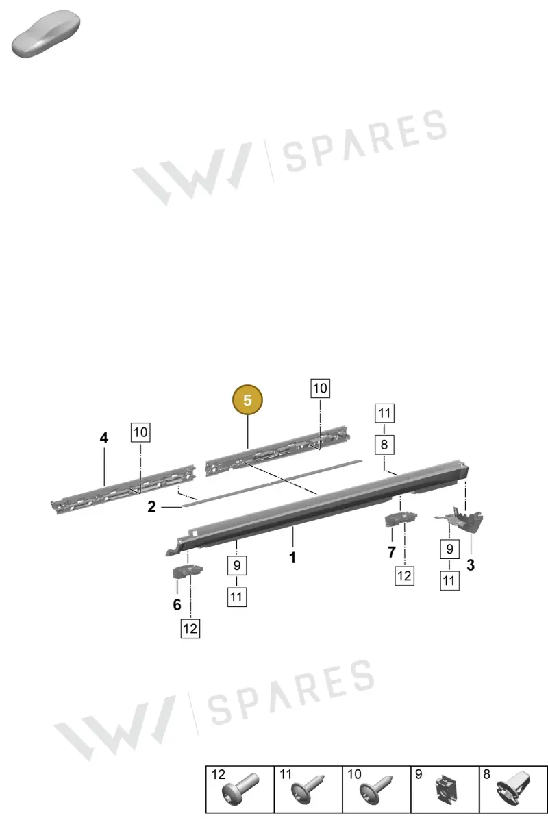 95C853374B — Porsche Macan (2024-2024) diagram p61810200, position 5
