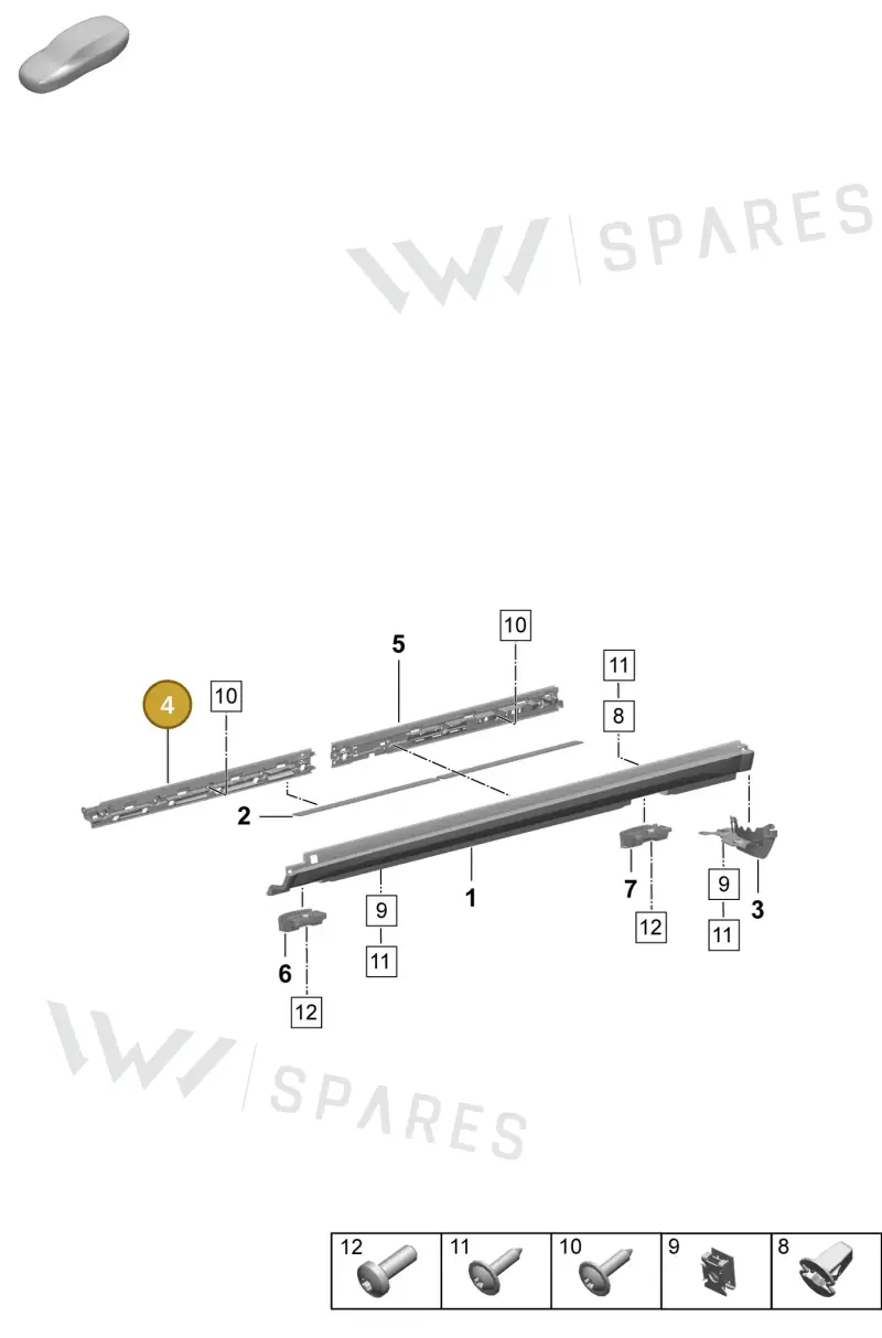 95C853376C — Porsche Macan (2024-2024) diagram p61810200, position 4