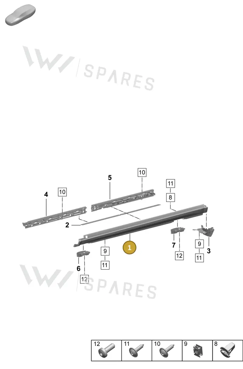95C853858COK1 — Porsche Macan (2024-2024) diagram p61810200, position 1