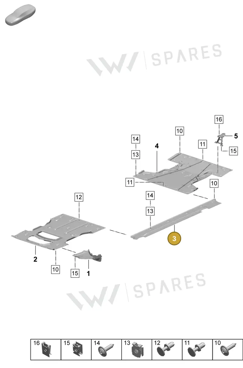 95C853937 — Porsche Macan (2024-2024) diagram p61801700, position 3