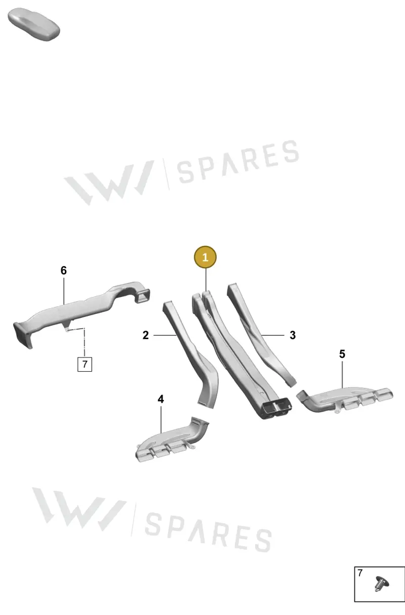 95C857039A — Porsche Macan (2024-2024) diagram p61813200, position 1