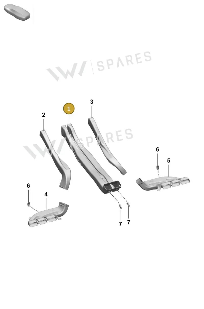 95C857039 — Porsche Macan (2024-2024) diagram p61813200, position 1