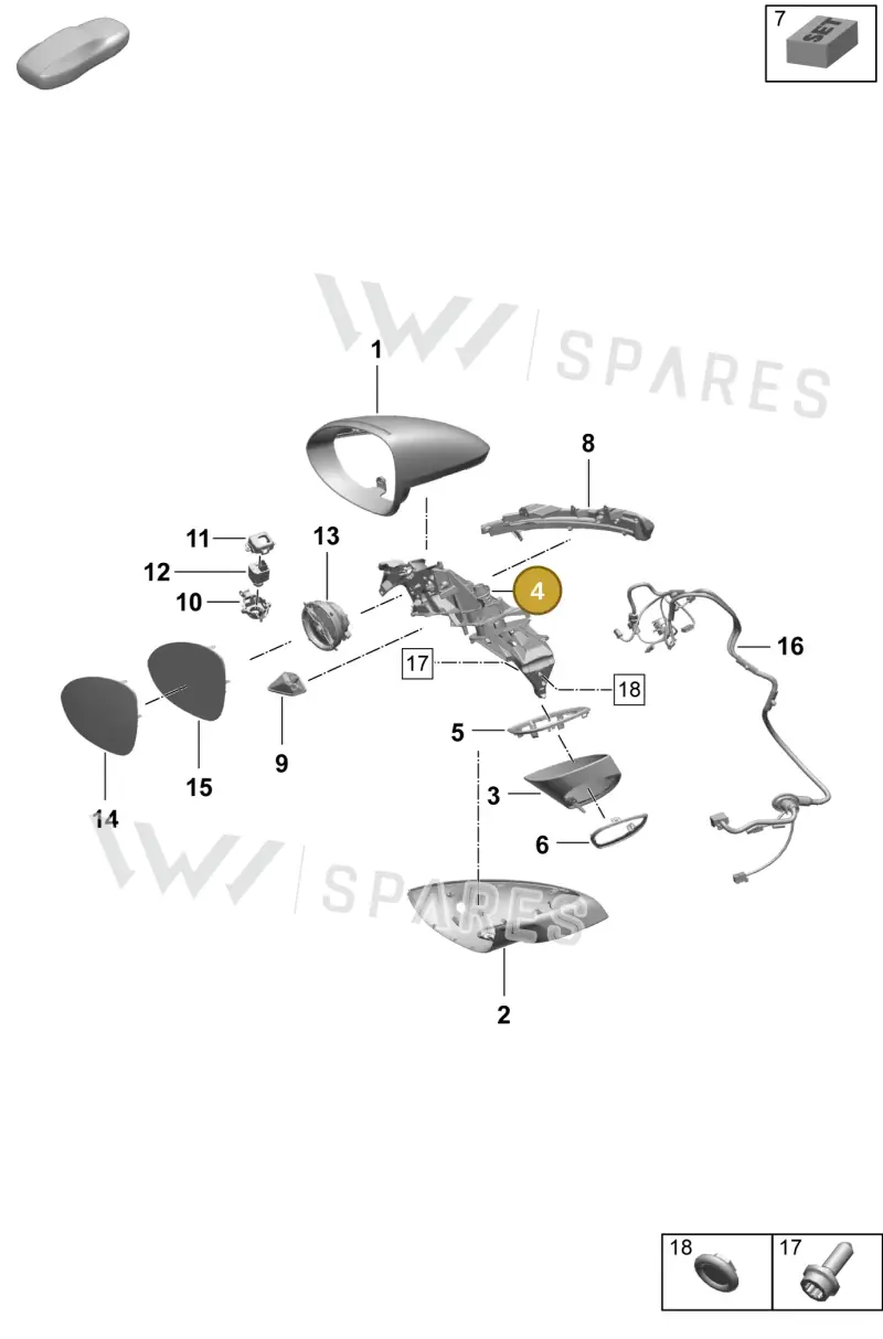 95C857412A — Porsche Macan (2024-2024) diagram p61809500, position 4
