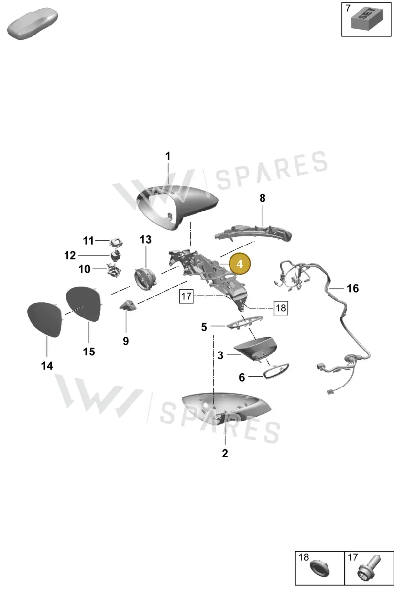 95C857412 — Porsche Macan (2024-2024) diagram p61809500, position 4