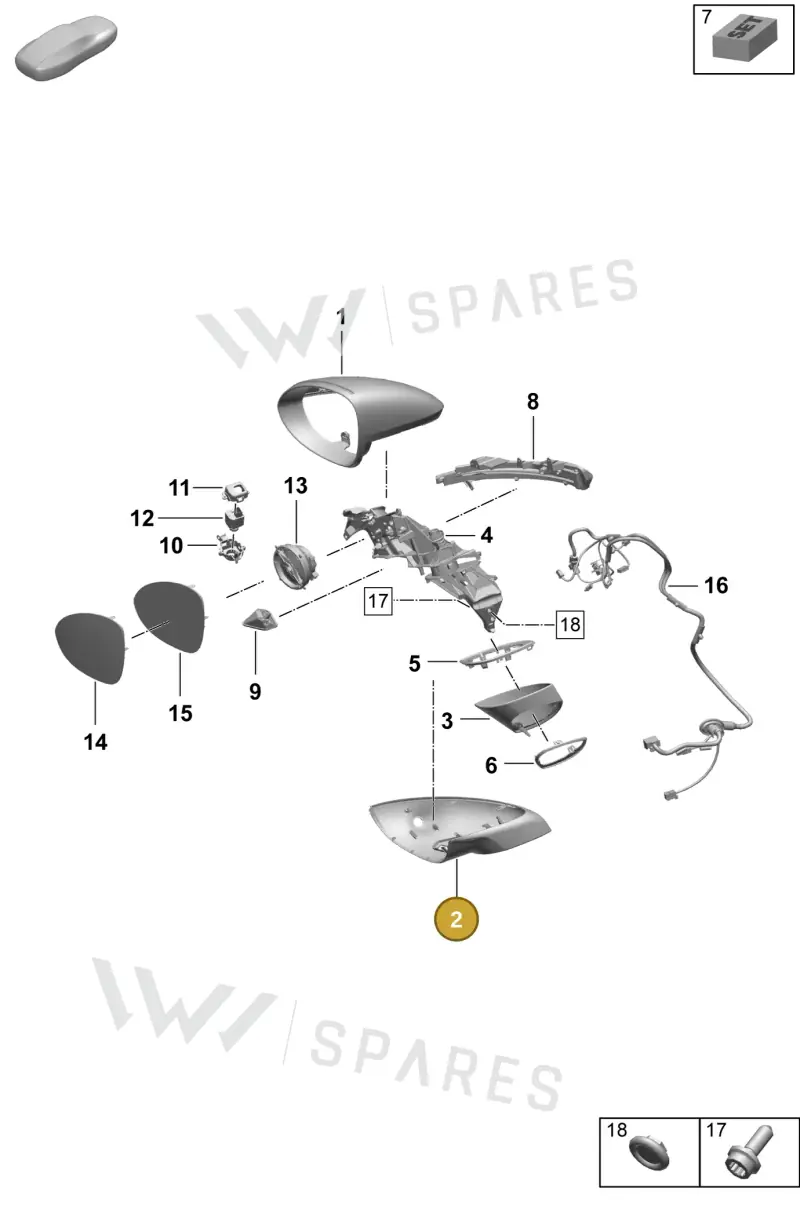 95C857537EG2X — Porsche Macan (2024-2024) diagram p61809500, position 2