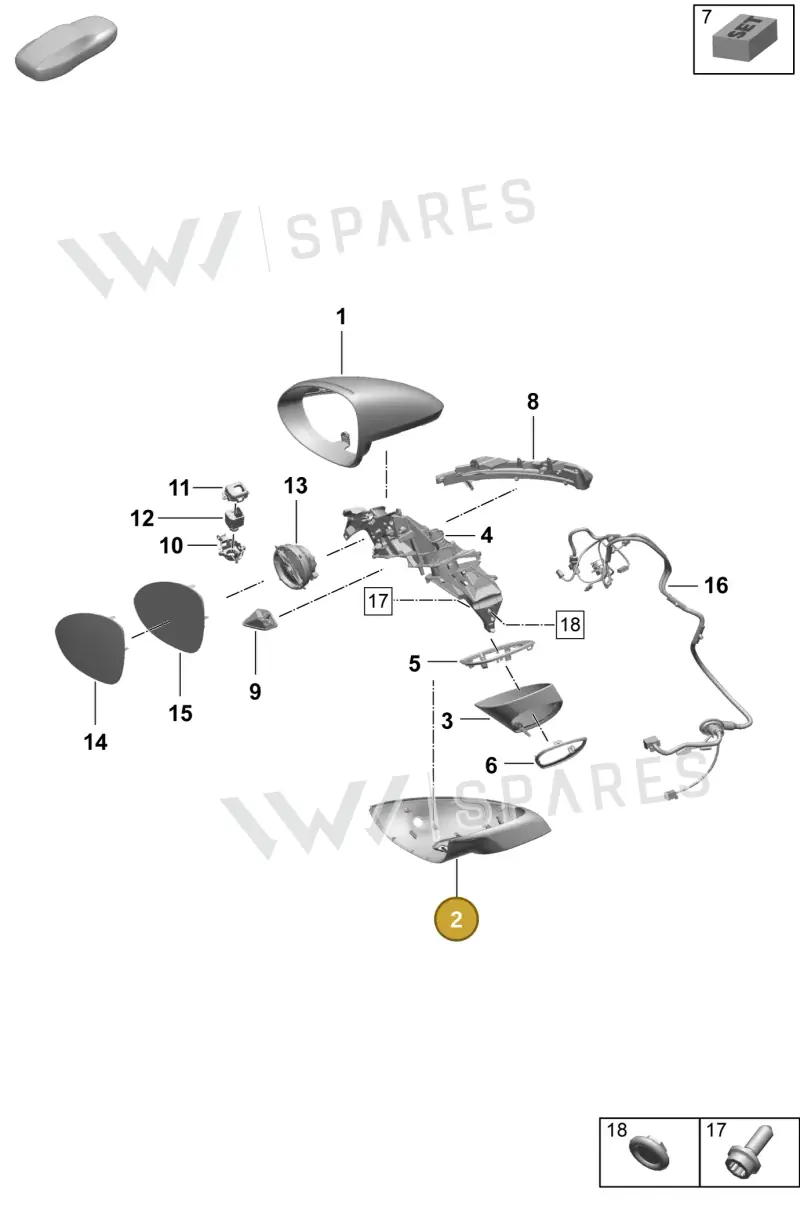 95C857537HG2X — Porsche Macan (2024-2024) diagram p61809500, position 2