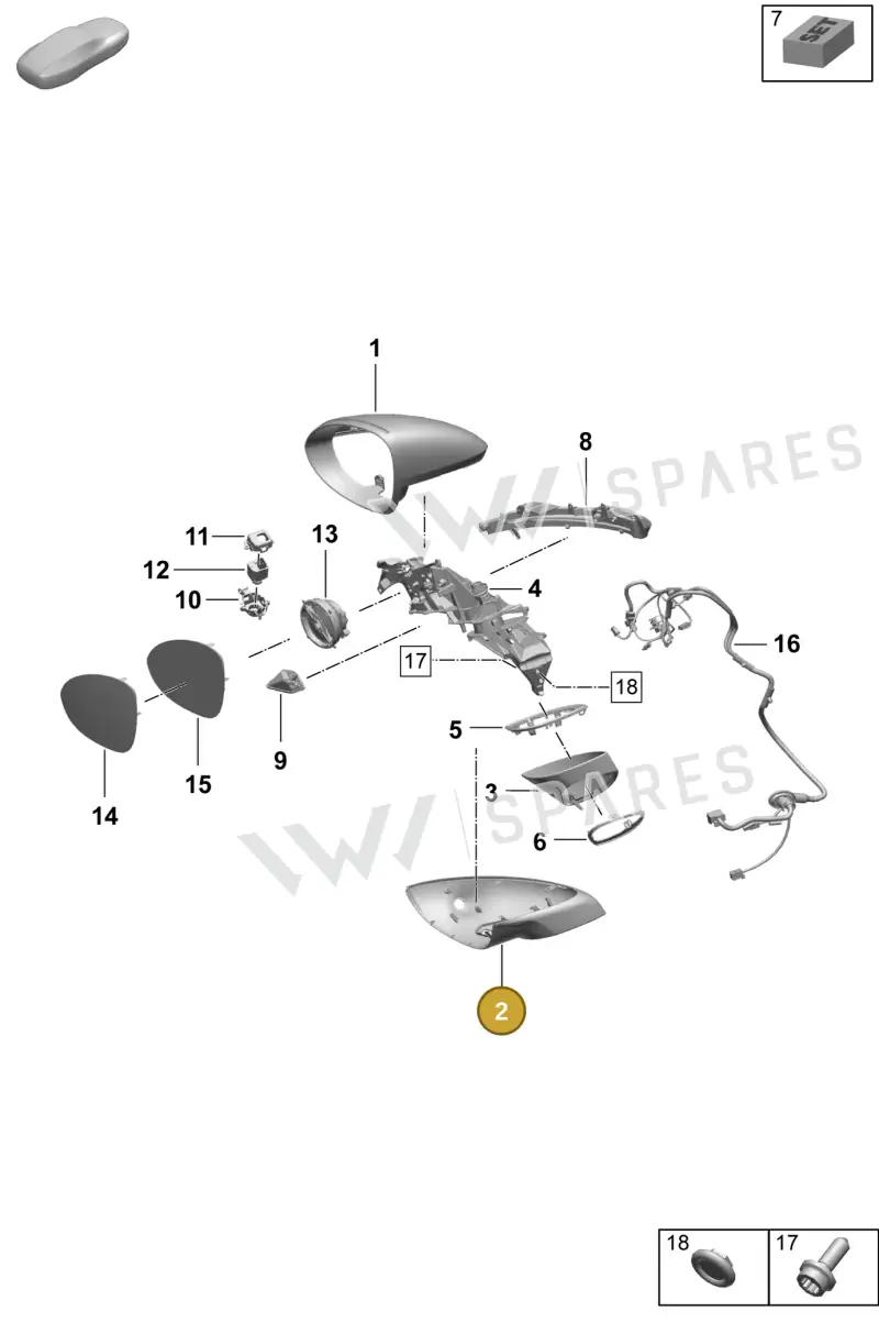 95C857538EG2X — Porsche Macan (2024-2024) diagram p61809500, position 2