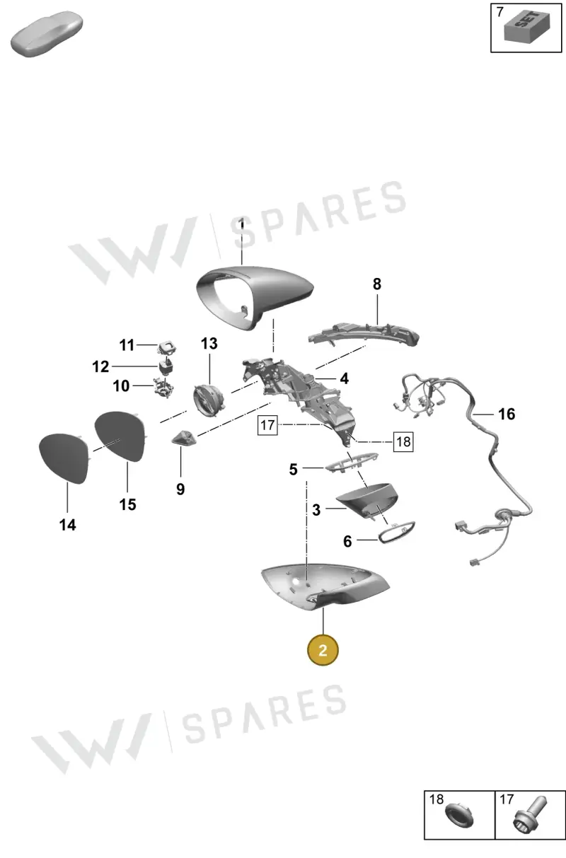 95C857538HG2X — Porsche Macan (2024-2024) diagram p61809500, position 2