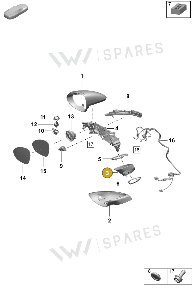 95C857577AG2X — Porsche Macan (2024-2024) diagram p61809500, position 3
