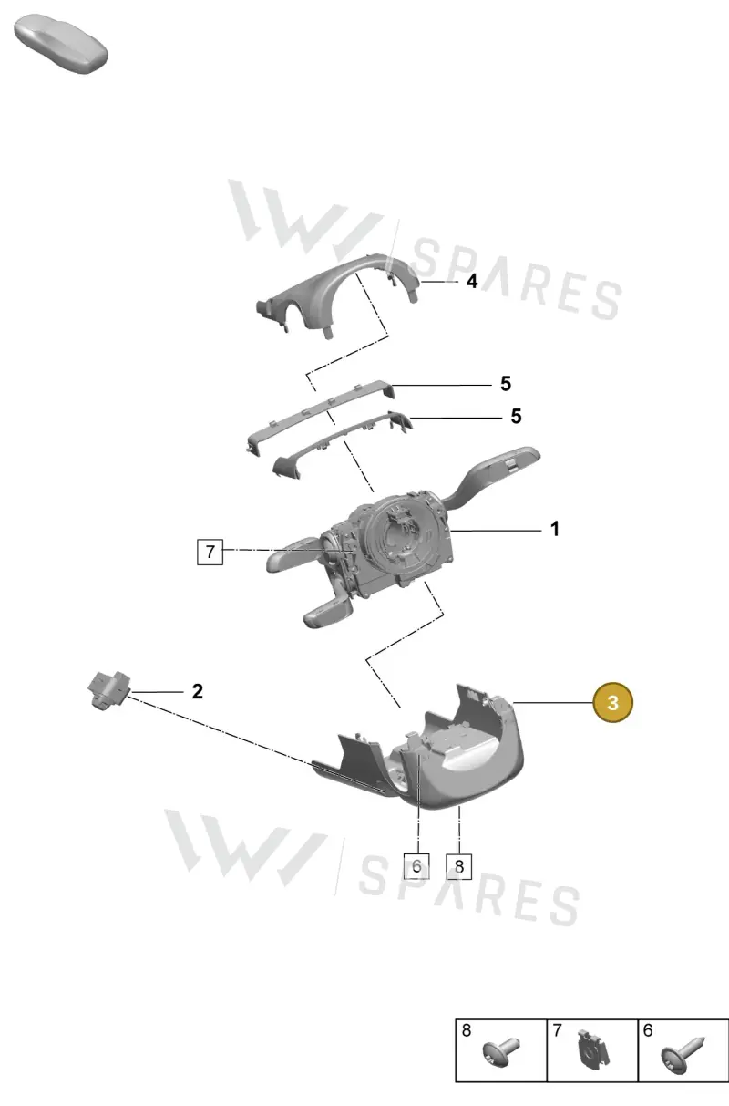 95C858559CBLK — Porsche Macan (2024-2024) diagram p61905800, position 3