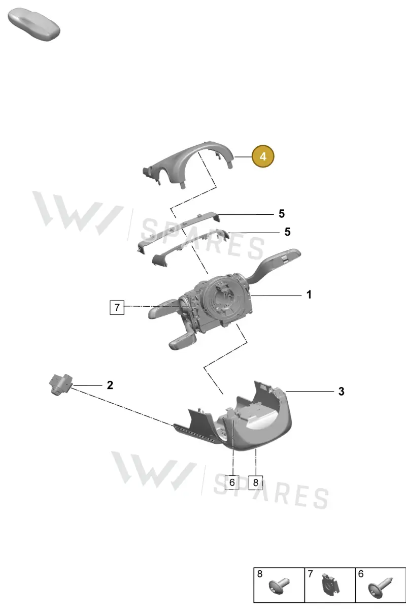95C858560CBLK — Porsche Macan (2024-2024) diagram p61905800, position 4