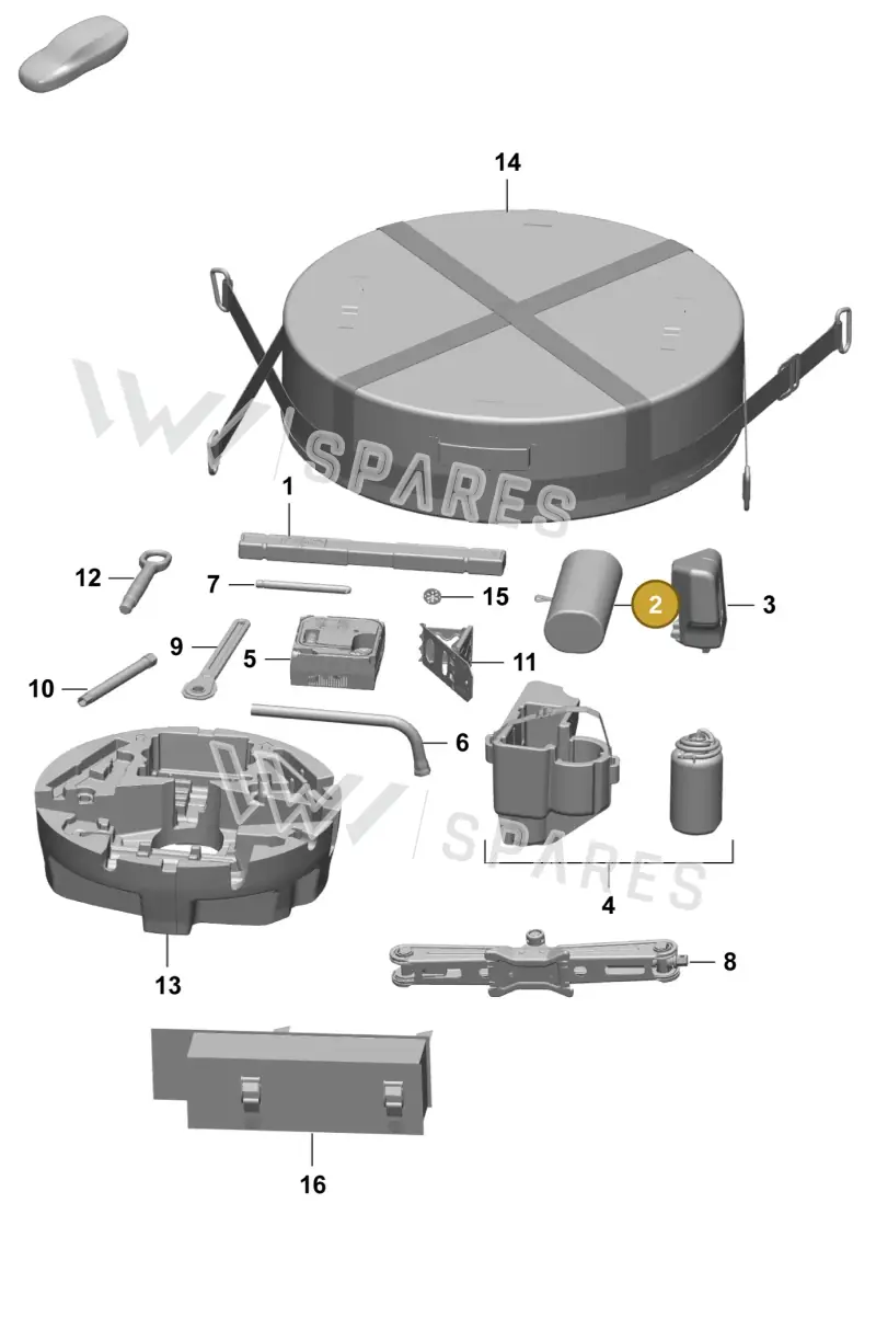 95C860258C — Porsche Macan (2024-2024) diagram p61001000, position 2