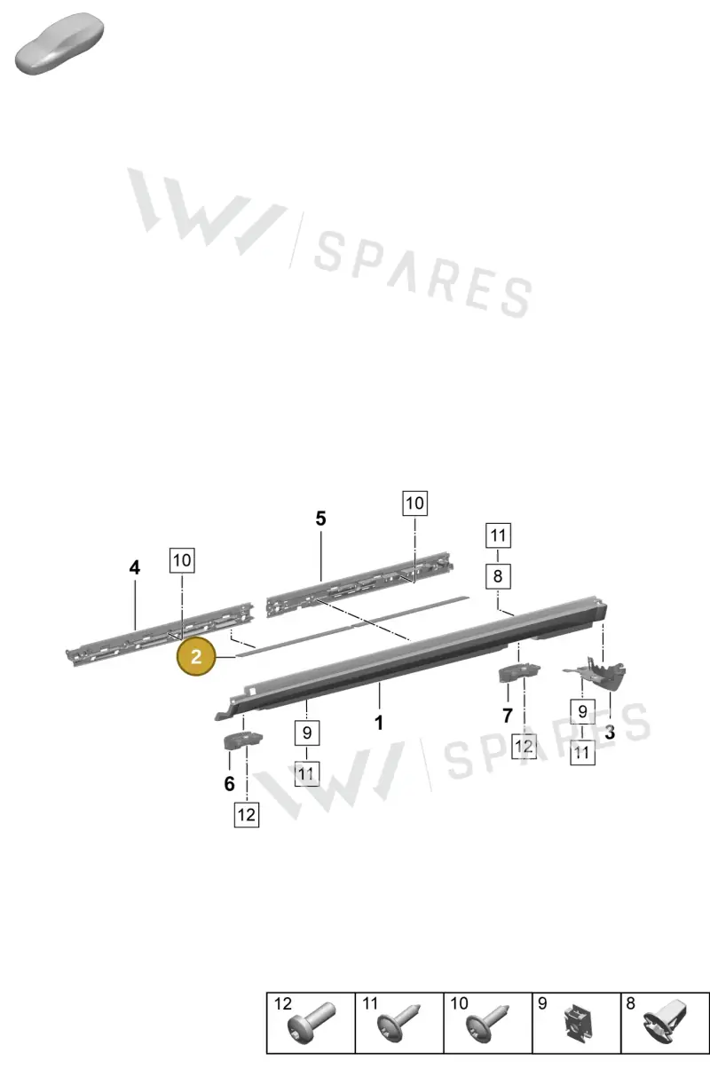 95C863317 — Porsche Macan (2024-2024) diagram p61810200, position 2
