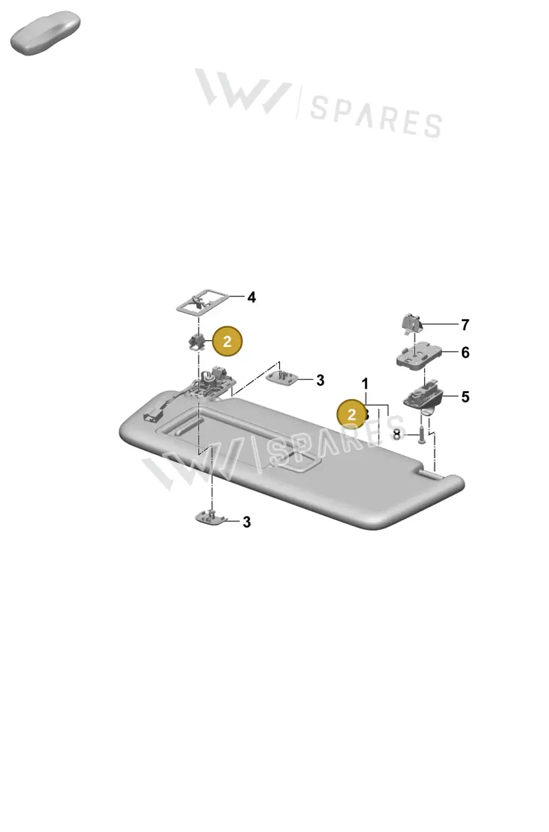 95C867633 — Porsche Macan (2024-2024) diagram p61807650, position 2