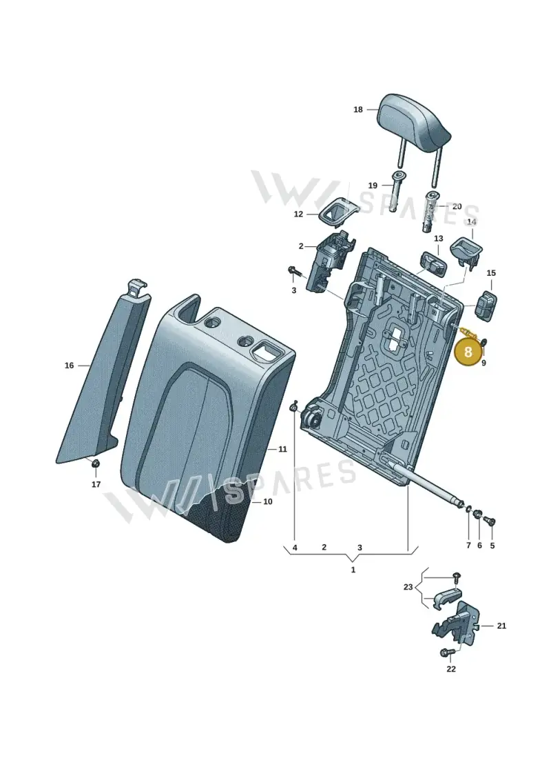 95C885228 — Audi A5 Limousine (2024-2025) diagram 8wh885300, position 8