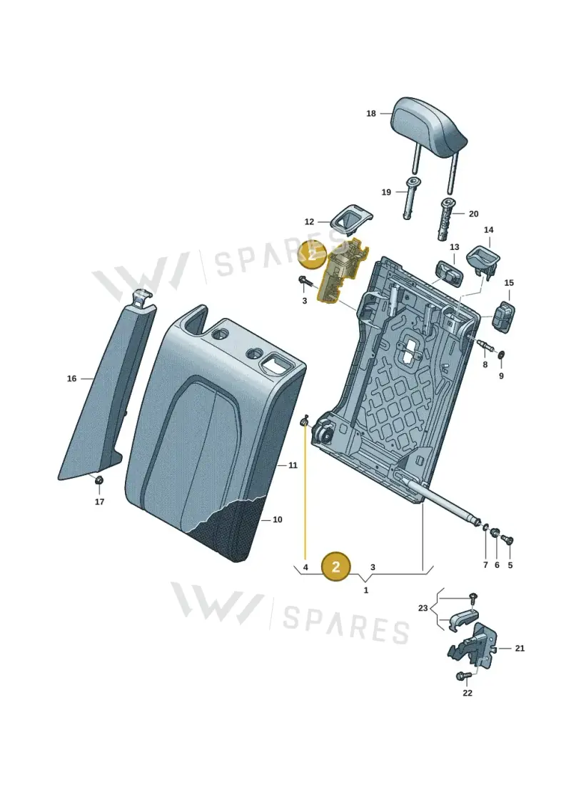 95C885682EBLK — Audi A5 Limousine (2024-2025) diagram 8wh885300, position 2