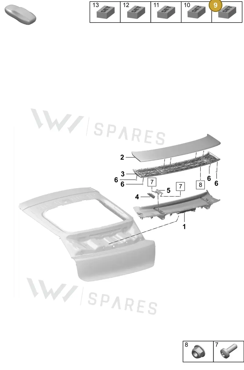 95C898033 — Porsche Macan (2024-2024) diagram p61803150, position 9