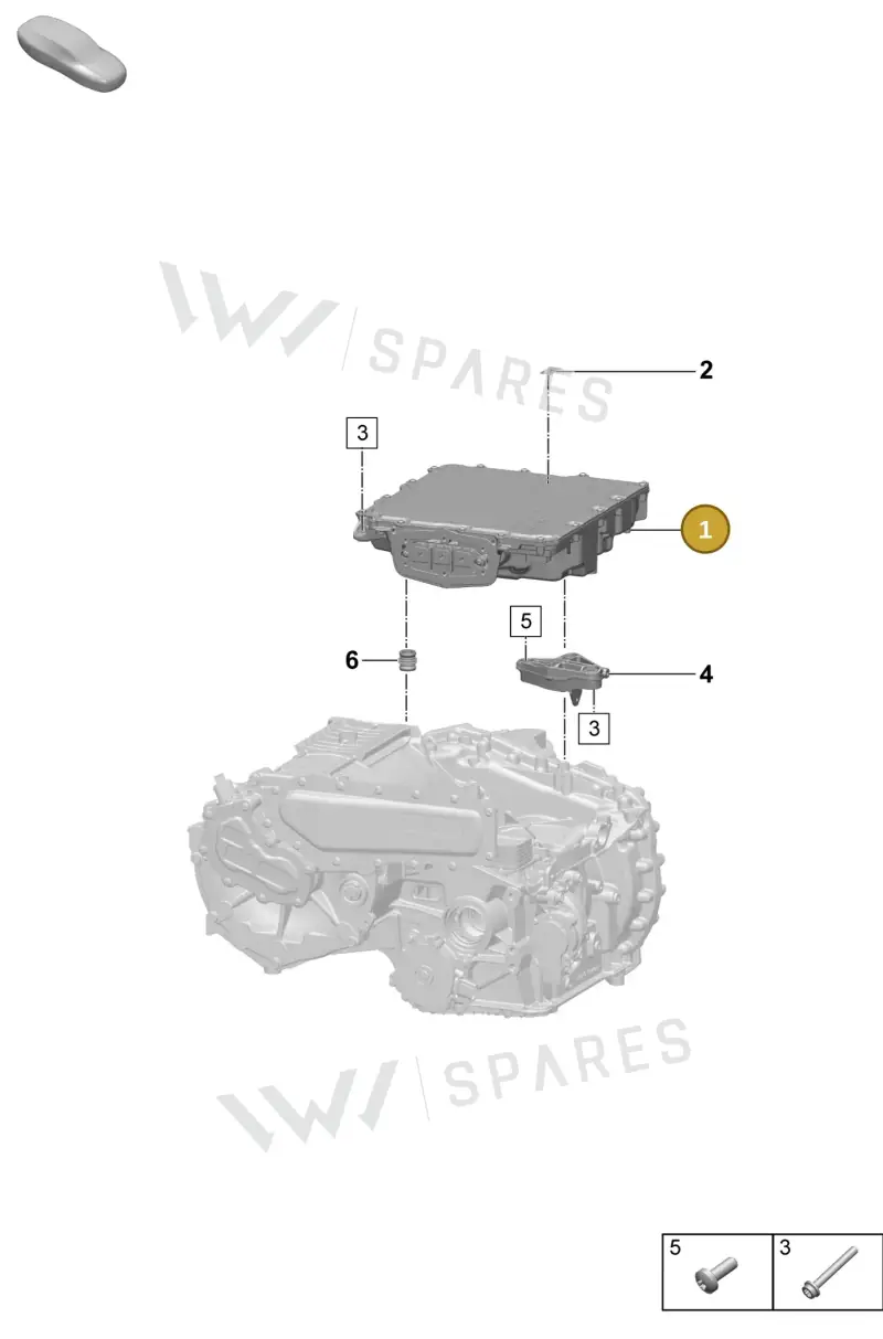 95C907121E — Porsche Macan (2024-2024) diagram p61152100, position 1
