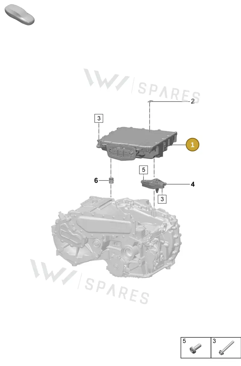 95C907123E — Porsche Macan (2024-2024) diagram p61152100, position 1