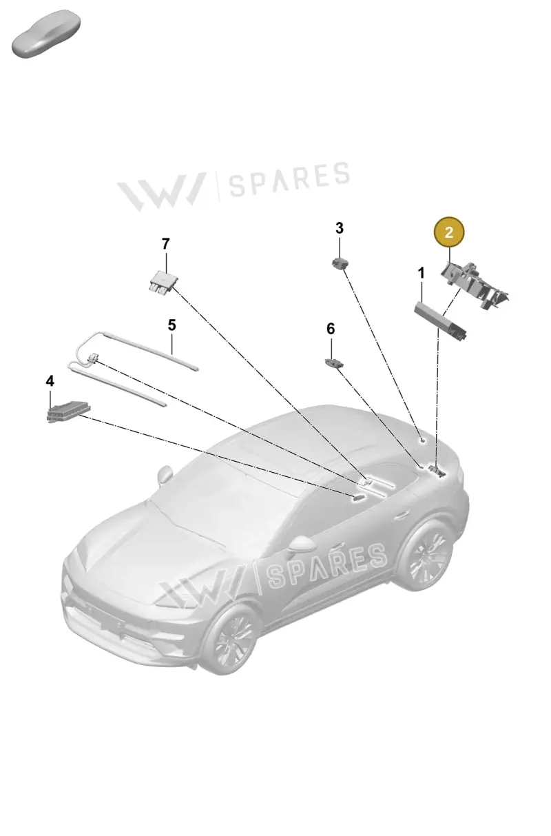 95C907371A — Porsche Macan (2024-2024) diagram p61901100, position 2