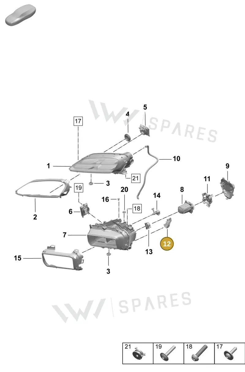 95C907465 — Porsche Macan (2024-2024) diagram p61908000, position 12