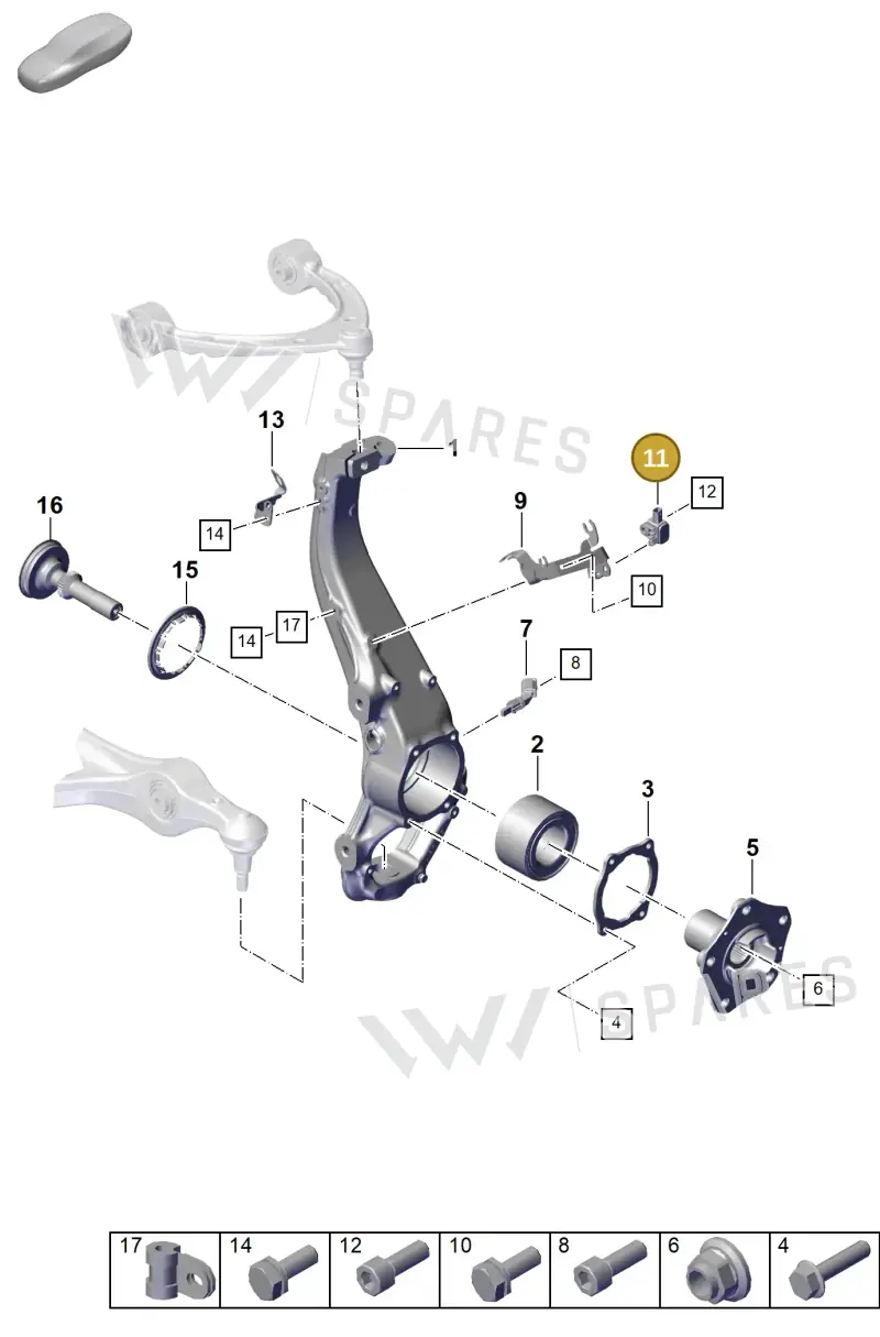 95C907656 — Porsche Taycan Sport Turismo (2023-2025) diagram p56401020, position 11