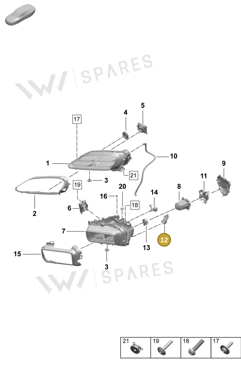 95C915587 — Porsche Macan (2024-2024) diagram p61908000, position 12