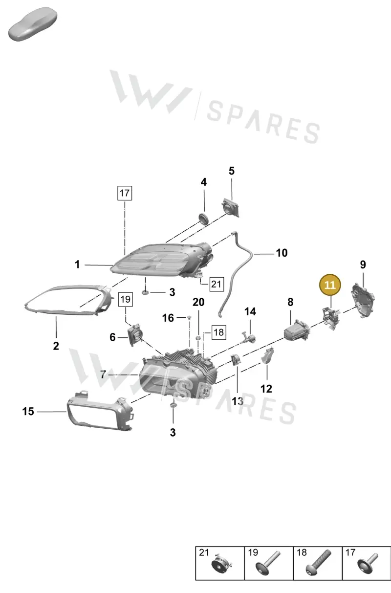 95C915594 — Porsche Macan (2024-2024) diagram p61908000, position 11
