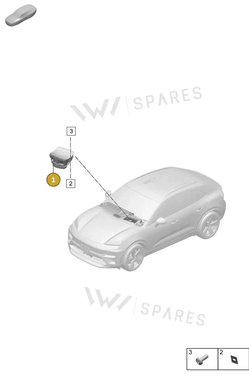 95C919617AB — Porsche Macan (2024-2024) diagram p61915000, position 1
