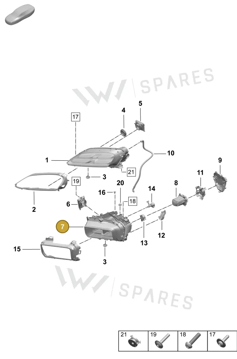 95C941113A — Porsche Macan (2024-2024) diagram p61908000, position 7
