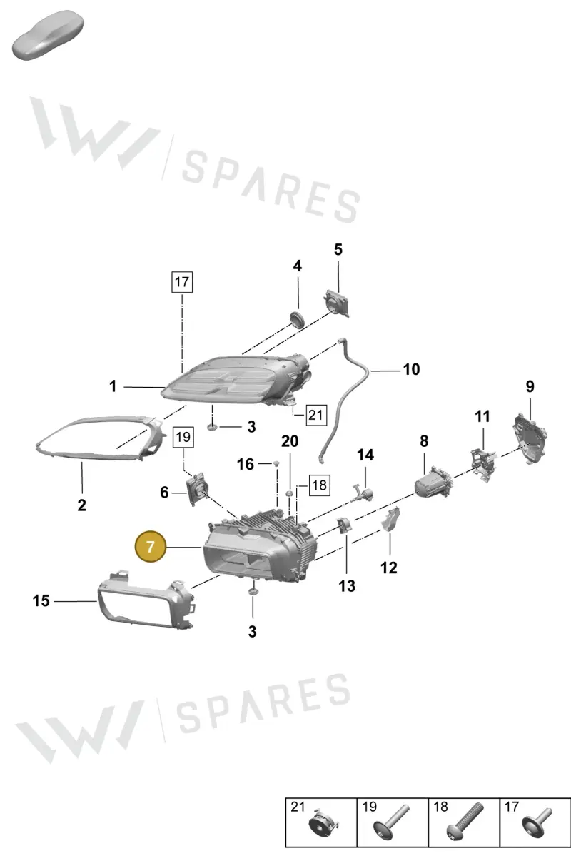 95C941113B — Porsche Macan (2024-2024) diagram p61908000, position 7