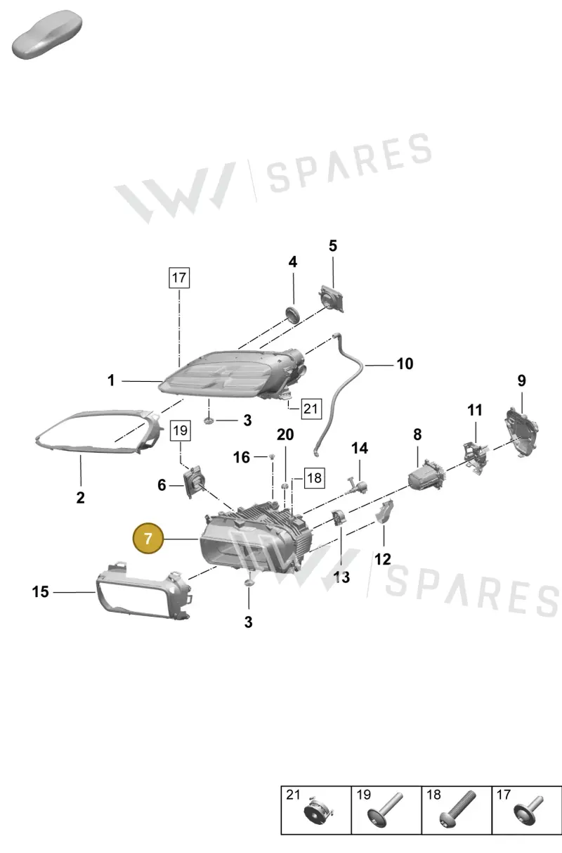 95C941114B — Porsche Macan (2024-2024) diagram p61908000, position 7