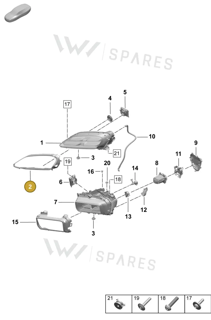 95C941324 — Porsche Macan (2024-2024) diagram p61908000, position 2