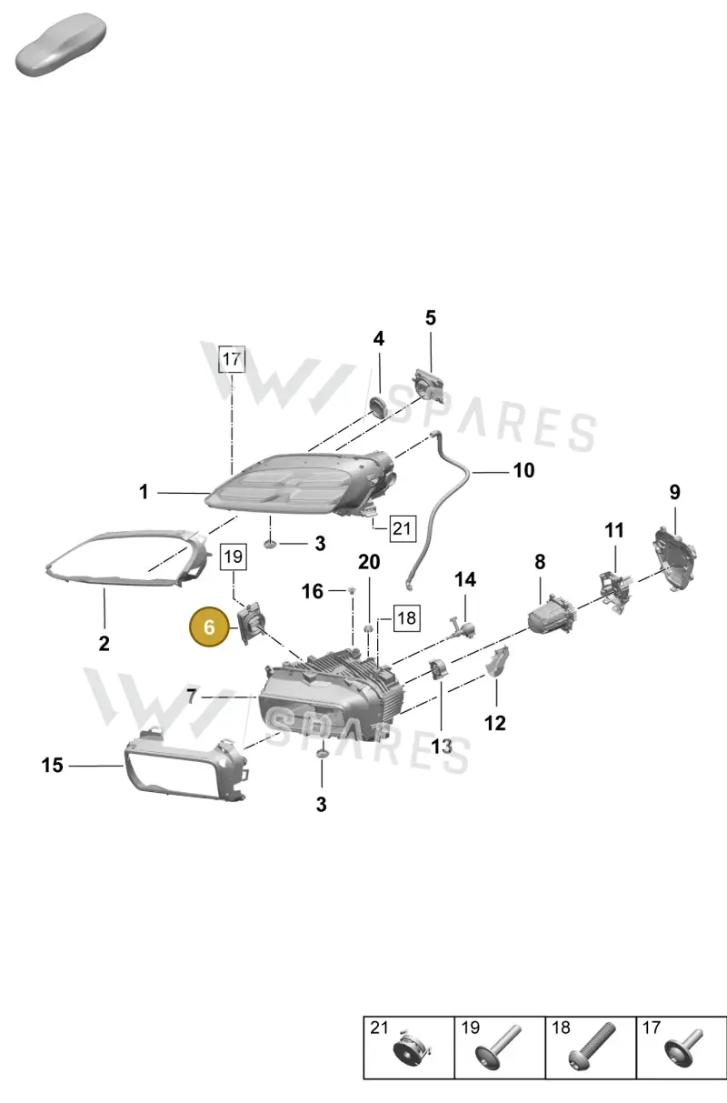 95C941571BF — Porsche Macan (2024-2024) diagram p61908000, position 6