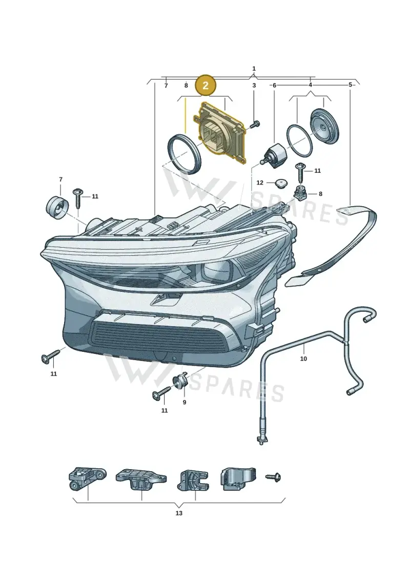 95C941571BG — Audi Q6 e-tron (2023-2025) diagram f5s941000, position 2