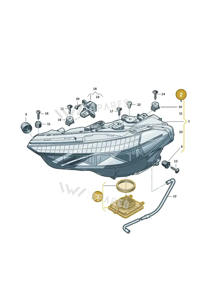95C941591AE — Audi A5 Limousine (2024-2025) diagram 8wk941050, position 2