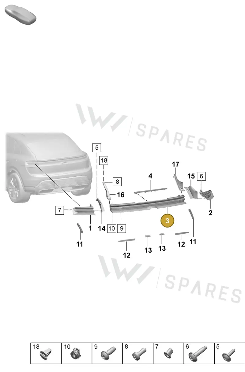 95C945070BD — Porsche Macan (2024-2024) diagram p61908400, position 3