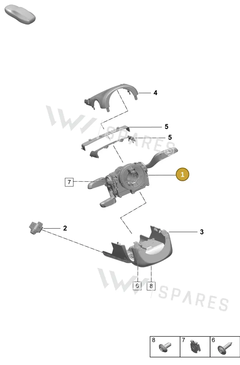 95C953501DHHUO — Porsche Macan (2024-2024) diagram p61905800, position 1